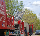 Dos personas heridas fue el saldo de un incendio en una casa en Funes
