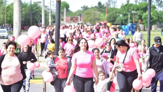 Octubre Rosa en Roldán: se viene el tradicional Festival Rosa y una caminata de concientización