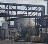 Qué fue la nube de gases registrada tras la explosión en la planta de Puerto San Martín
