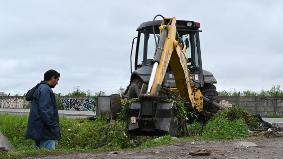 Jornada intensa en VGG para asistir a los barrios más afectados por el temporal