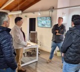 Daniel Escalante recorrió seis empresas de Roldán para conocer sobre sus inversiones y proyectos para la ciudad