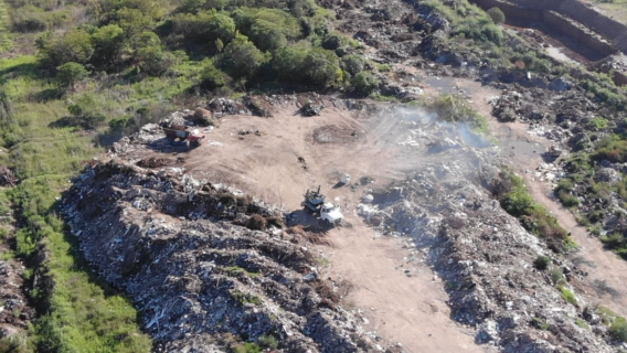 Funes:  clausuran un basural clandestino tras una investigación conjunta entre Ambiente y el MPA