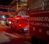 Alarma en Nueva Vicentin por un incendio de magnitud en la planta de Ricardone