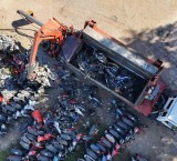 Por distintas infracciones compactaron más de 750 motos y 40 vehículos de cuatro ruedas en Venado Tuerto