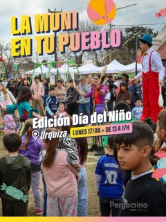La Muni en tu Pueblo llega a Urquiza con una jornada especial por el Día del Niño