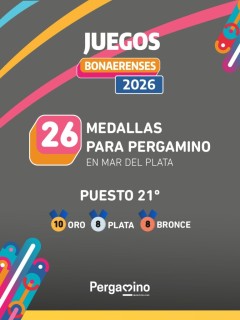 Juegos Bonaerenses: Pergamino cerró su participación con 26 medallas y el puesto 21 a nivel provincial
